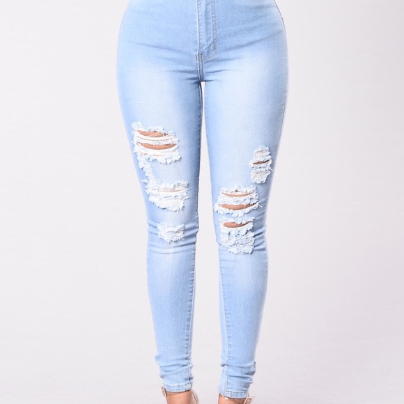 Fashion Nova Denim - FN distressed jeans